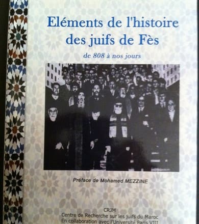 Éléments de l'histoire des juifs de Fès